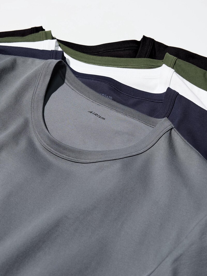 Футболка с круглым вырезом airism cotton