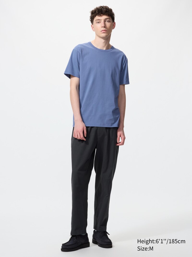 Футболка с круглым вырезом airism из хлопка