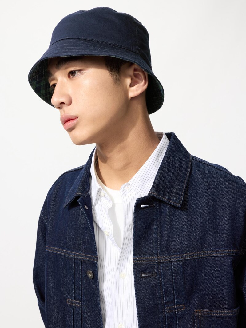 Ведро-шляпа с двусторонним дизайном