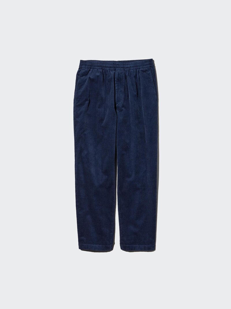 Брюки из вельвета с удобным кроем до щиколотки