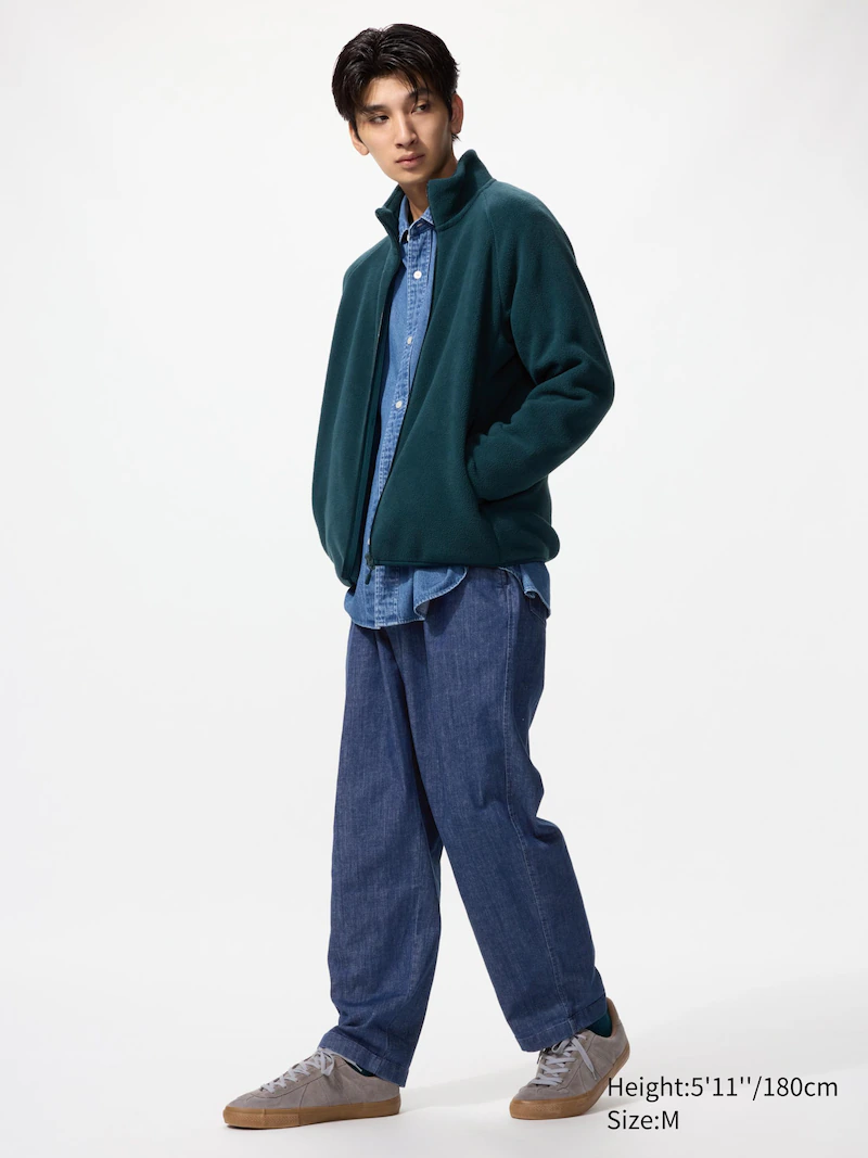 Удобные брюки до лодыжек из денима