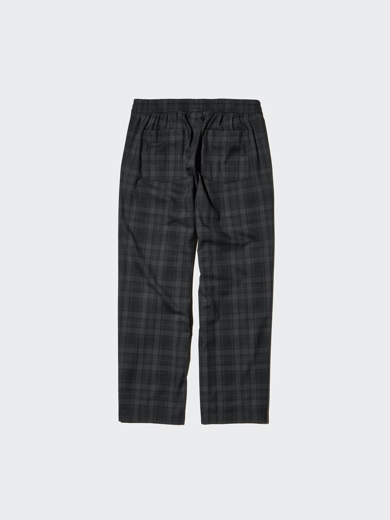 Легкие брюки с утеплением (клетка)