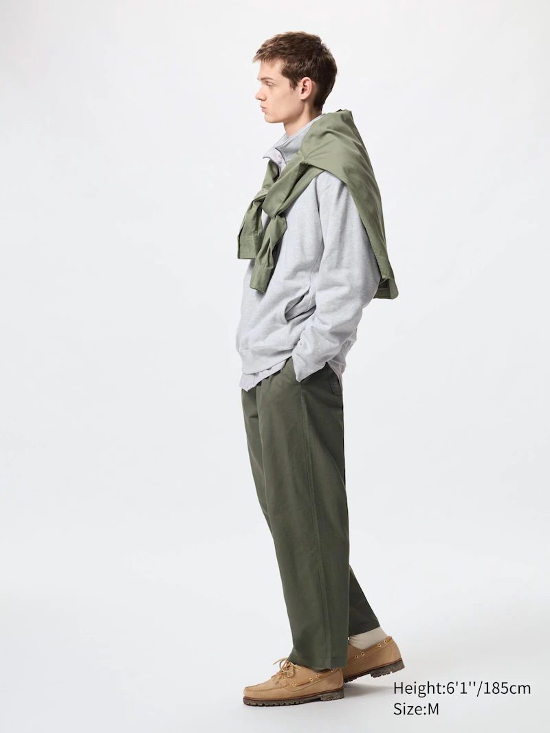 Брюки из смесового льна easy