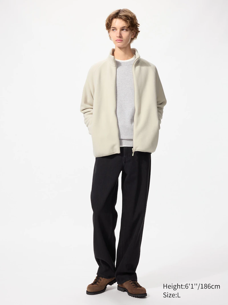 Флисовая куртка с молнией на полную длину