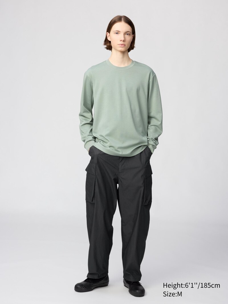 Футболка с длинным рукавом airism cotton