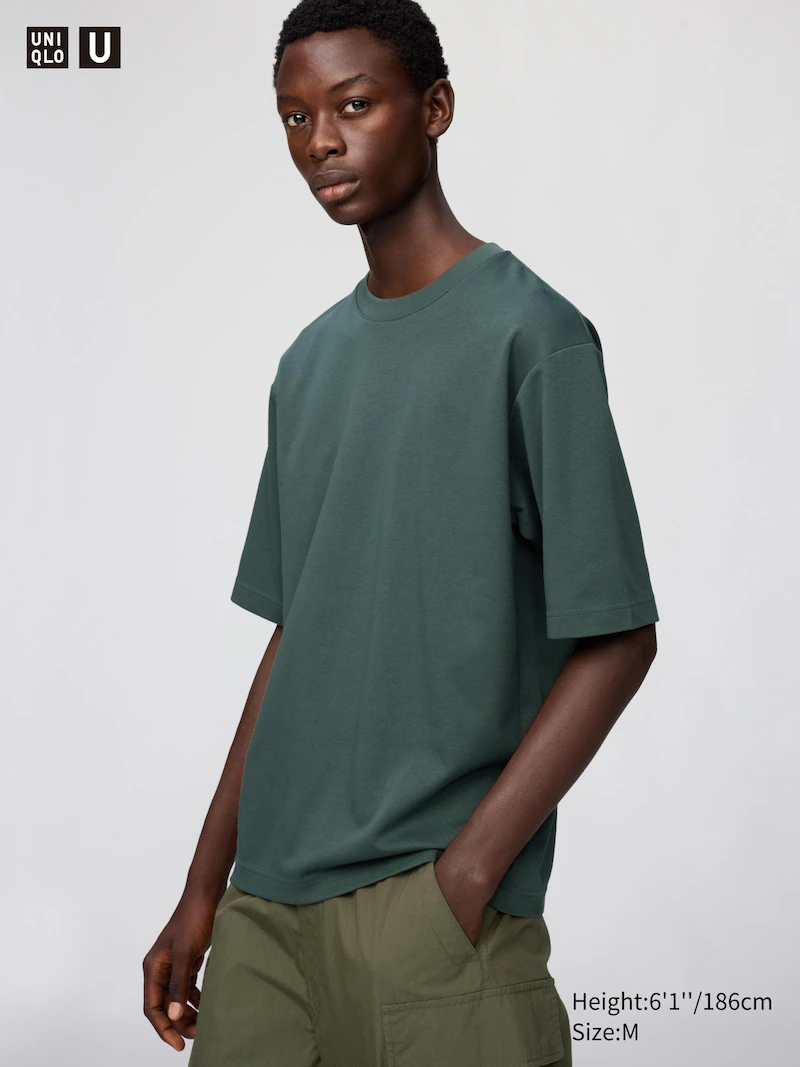 Футболка с увеличенной посадкой airism cotton