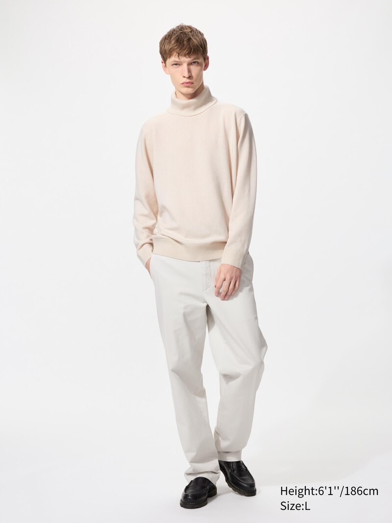 Джемпер с воротником-хомутом из 100% кашемира