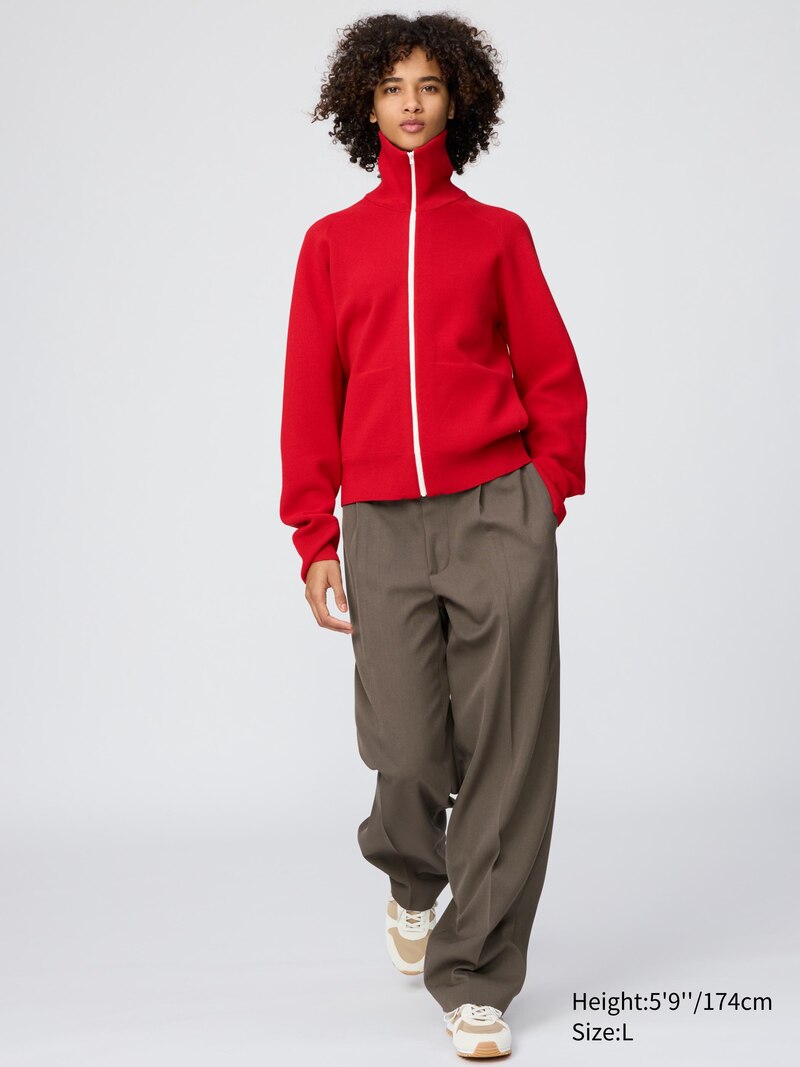 Широкие защипы на завышенной талии