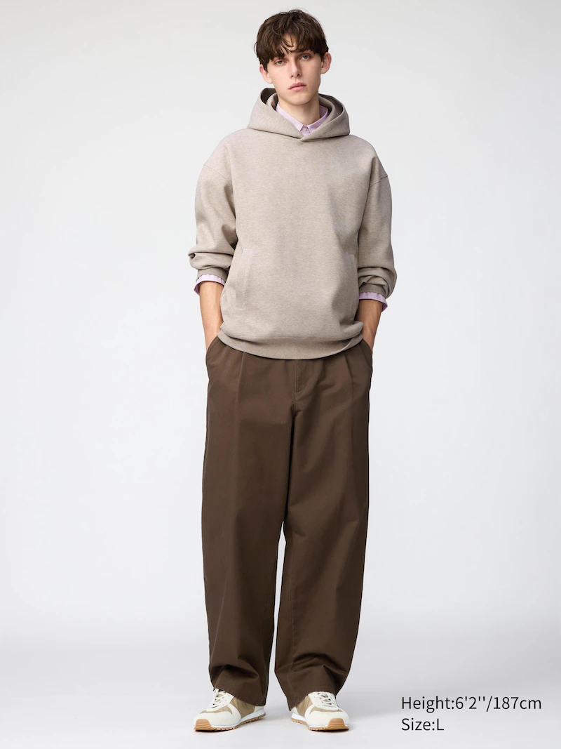 Брюки широкие barrel leg