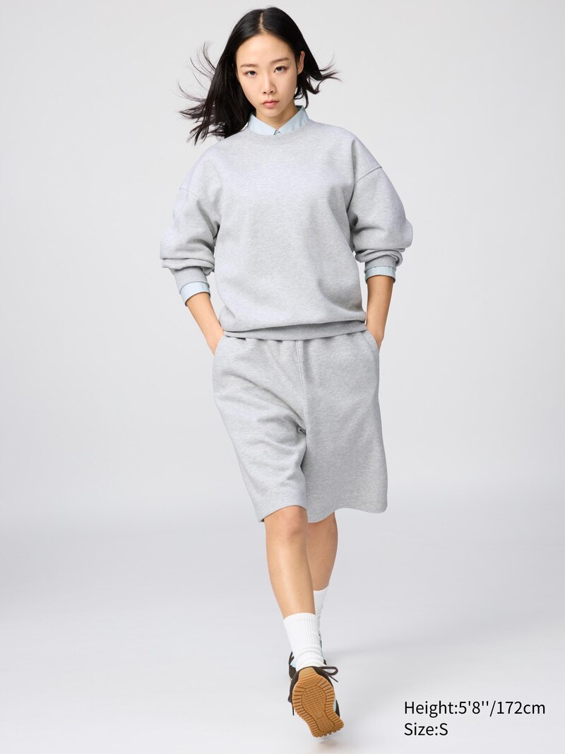 Широкие шорты из хлопкового трикотажа