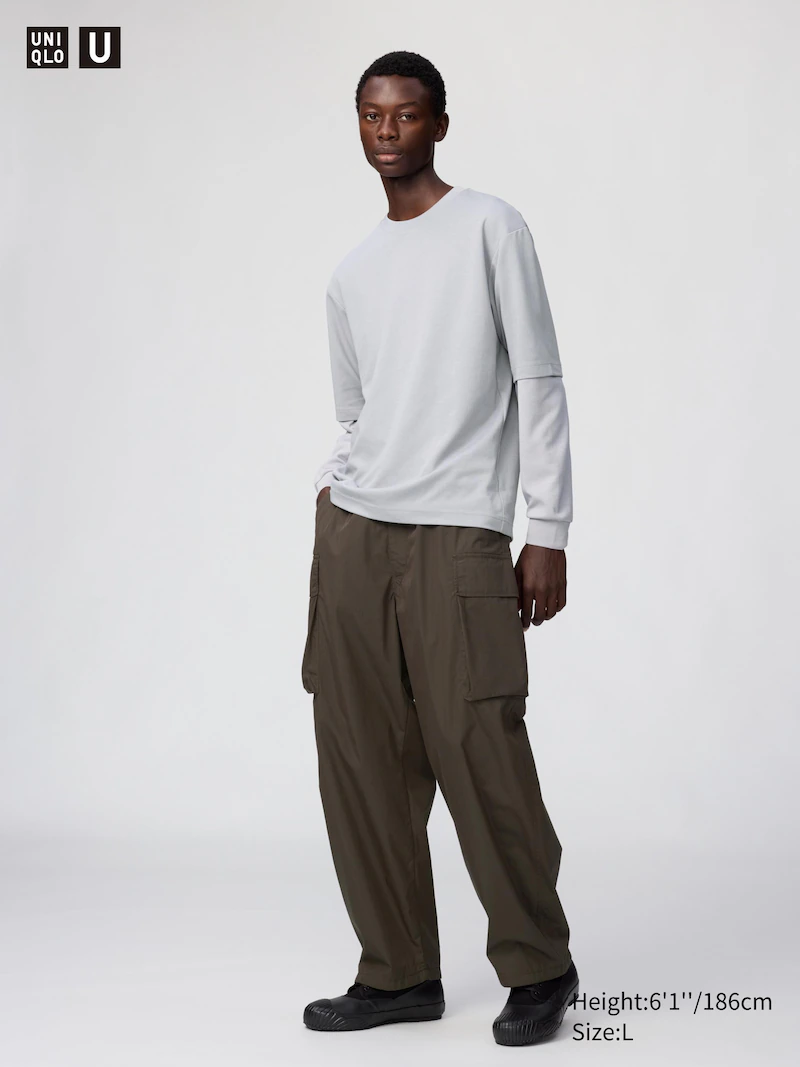 Широкие грузовые брюки