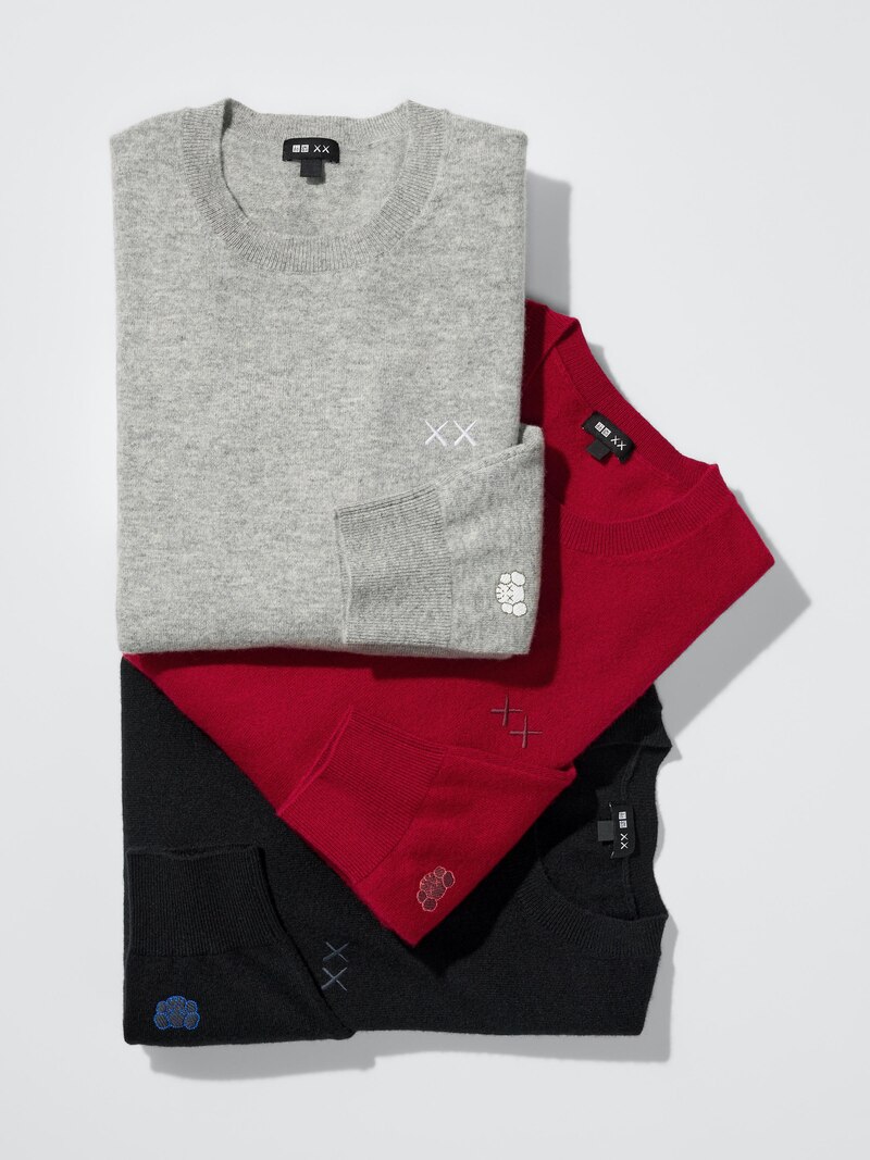 Свитер с круглым вырезом kaws winter из 100% кашемира