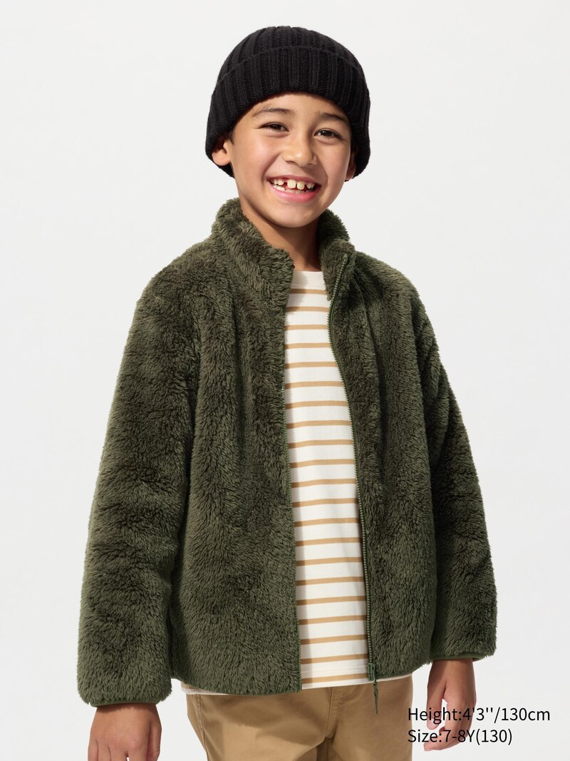 Теплая флисовая куртка с полной молнией