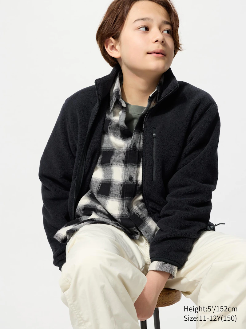 Флисовая куртка с застежкой на молнию