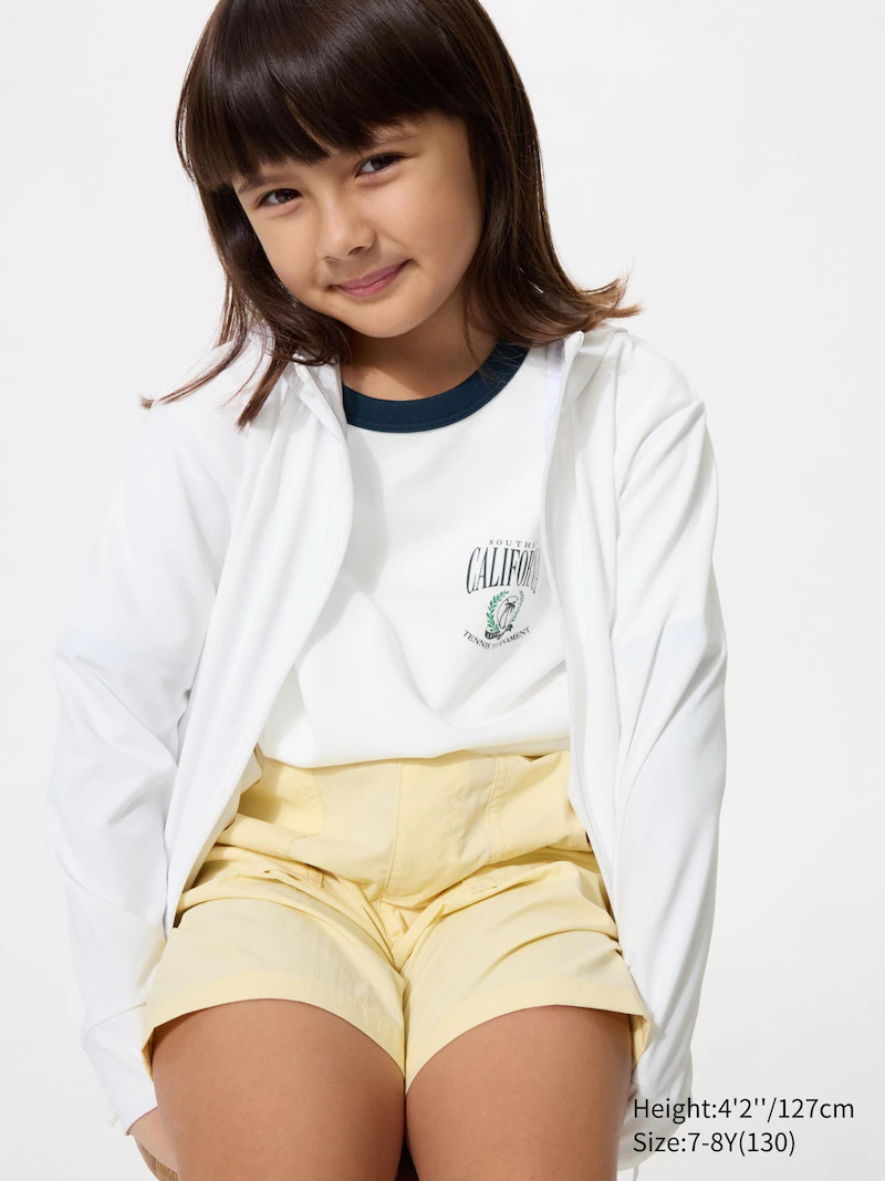 Толстовка с полной молнией и защитой от уф-лучей airism