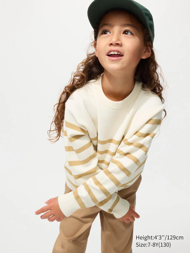 Джемпер milano ribbed, полосатый, стирка производится