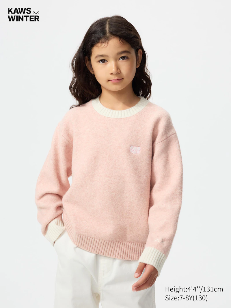 Джемпер из пряжи софле kaws winter