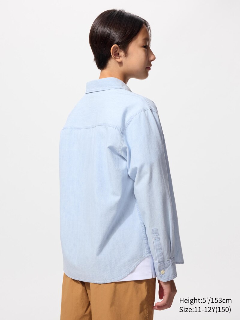 Рубашка из шамбре