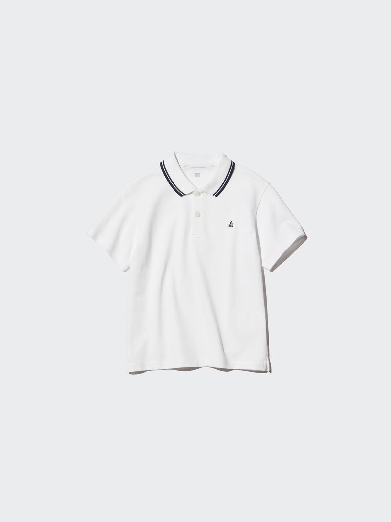 Поло из сухого пике (с вышивкой)