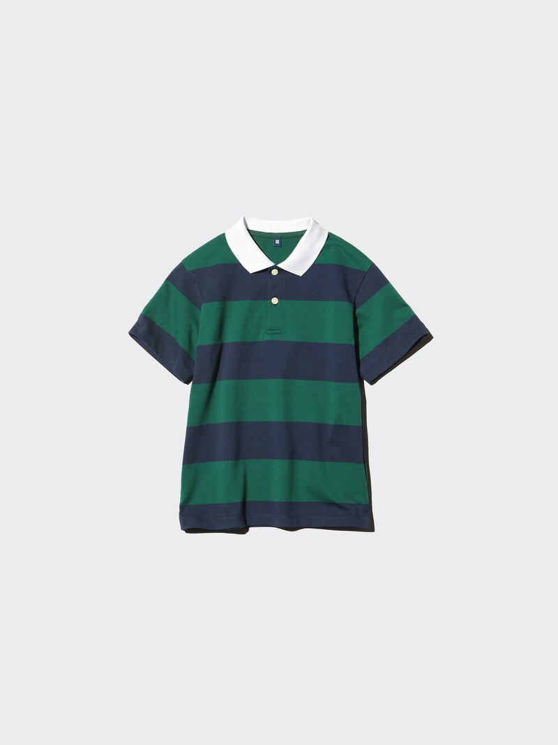 Поло из сухого пике (в полоску)