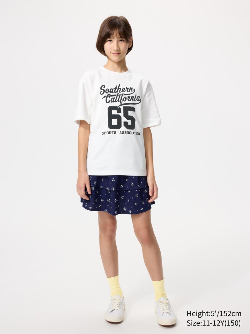 Футболка airism cotton crew neck (с графическим принтом)