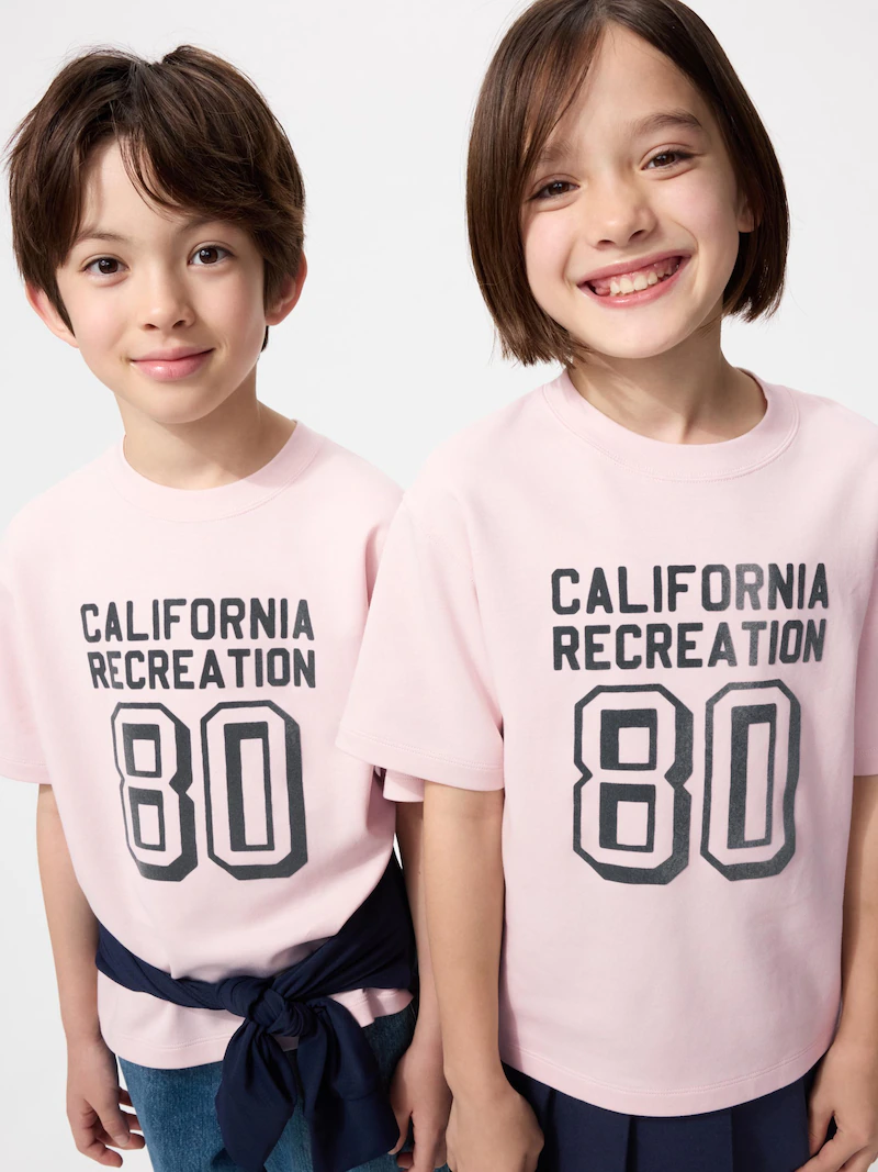 Футболка airism cotton crew neck (с графическим принтом)