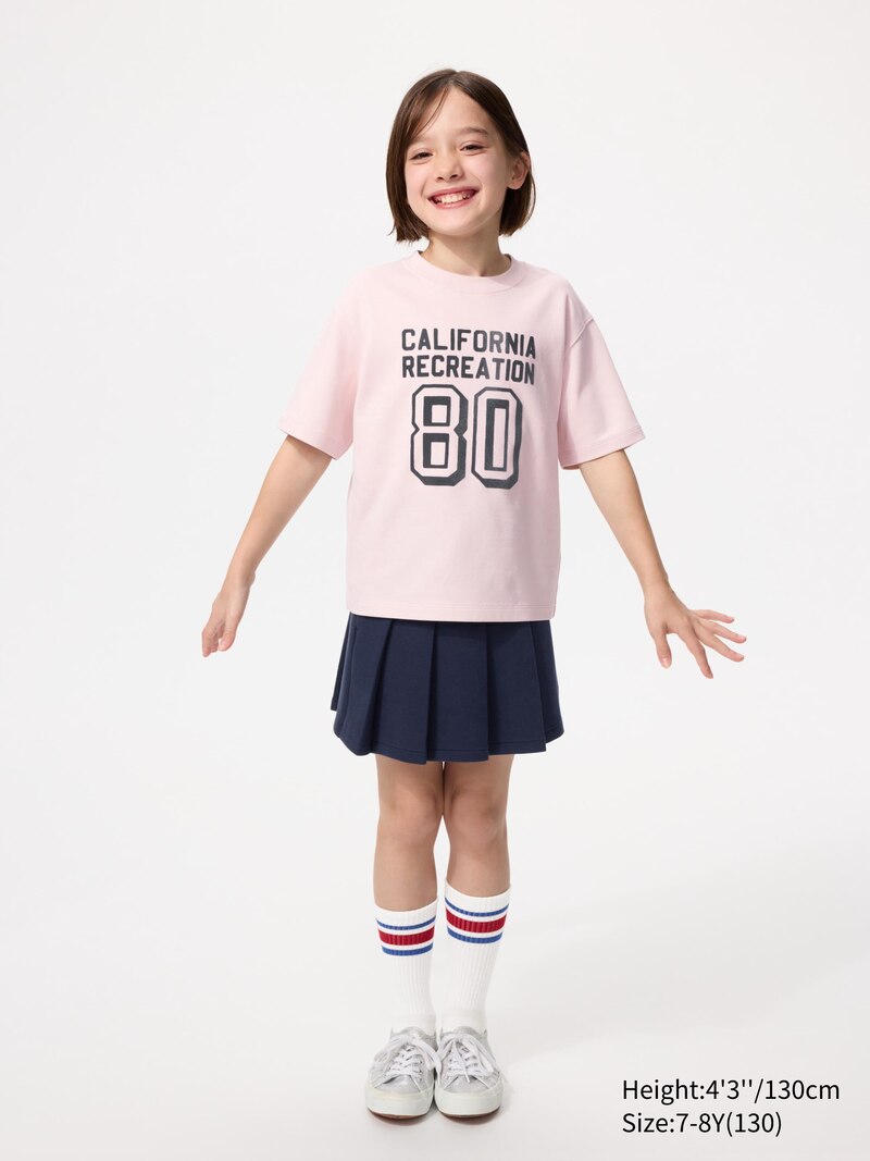 Футболка airism cotton crew neck (с графическим принтом)