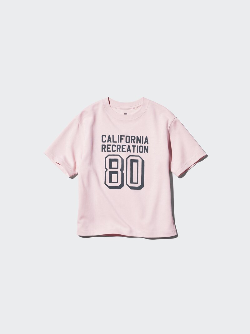 Футболка airism cotton crew neck (с графическим принтом)