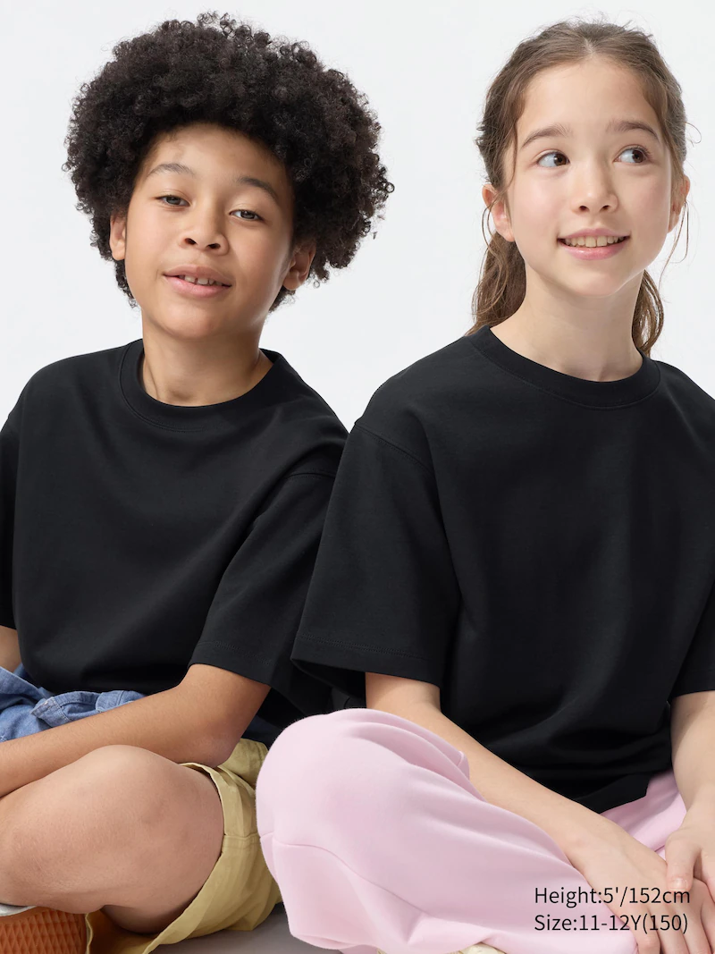 Футболка airism из хлопка с круглым вырезом