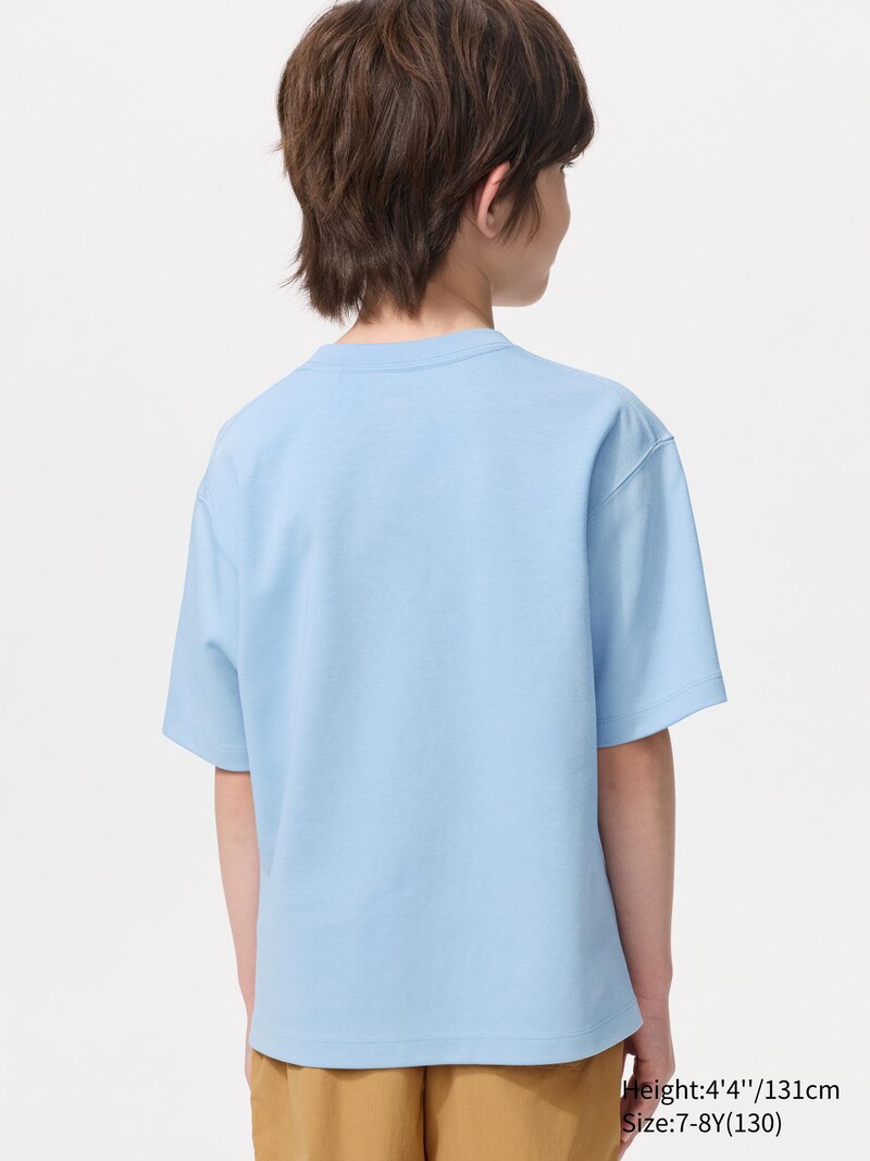 Футболка airism из хлопка с круглым вырезом