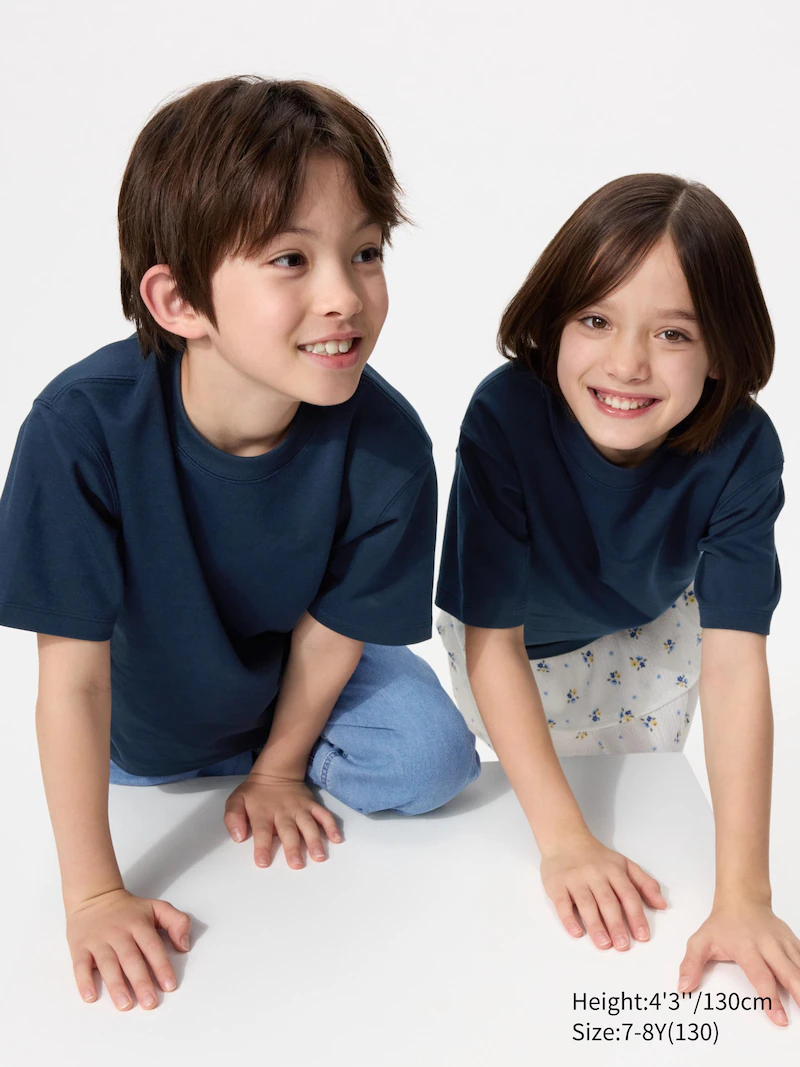 Футболка с круглым вырезом airism cotton