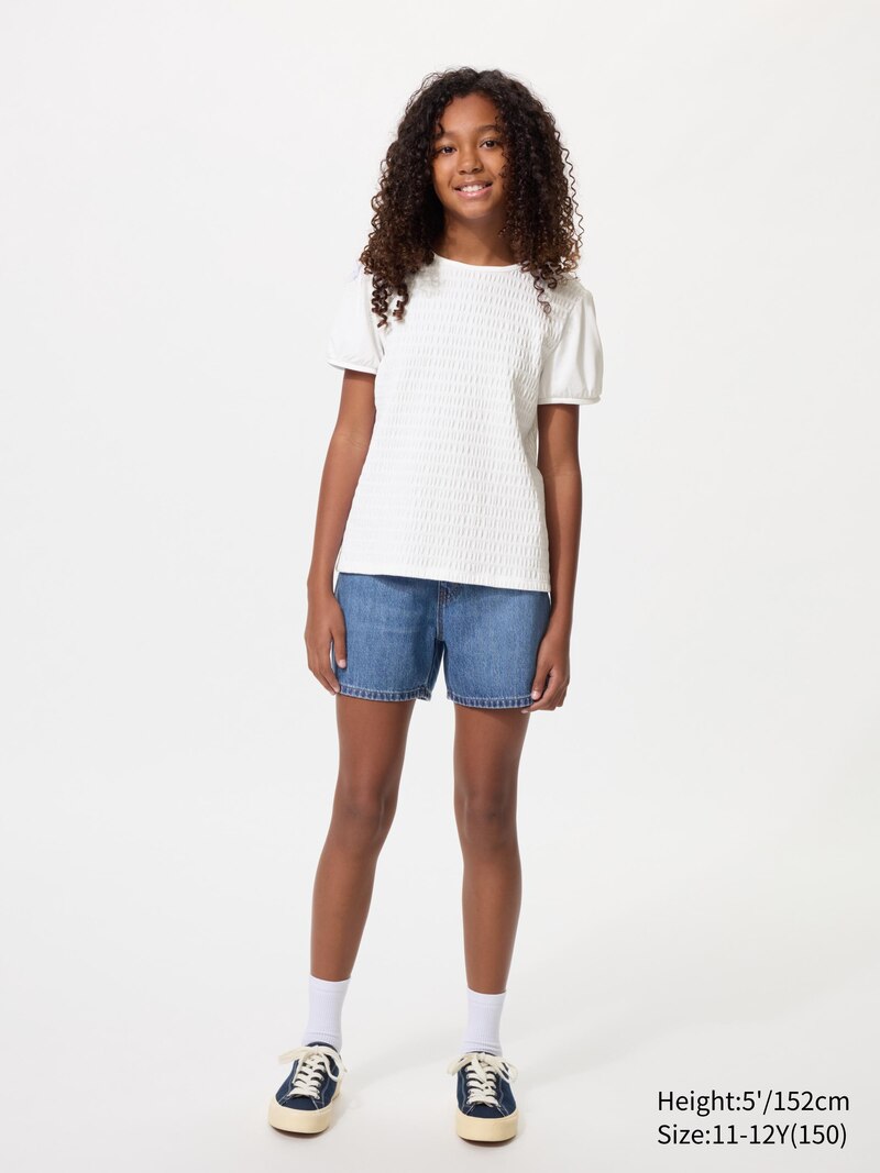 Футболка с объемными рукавами (плиссировка)