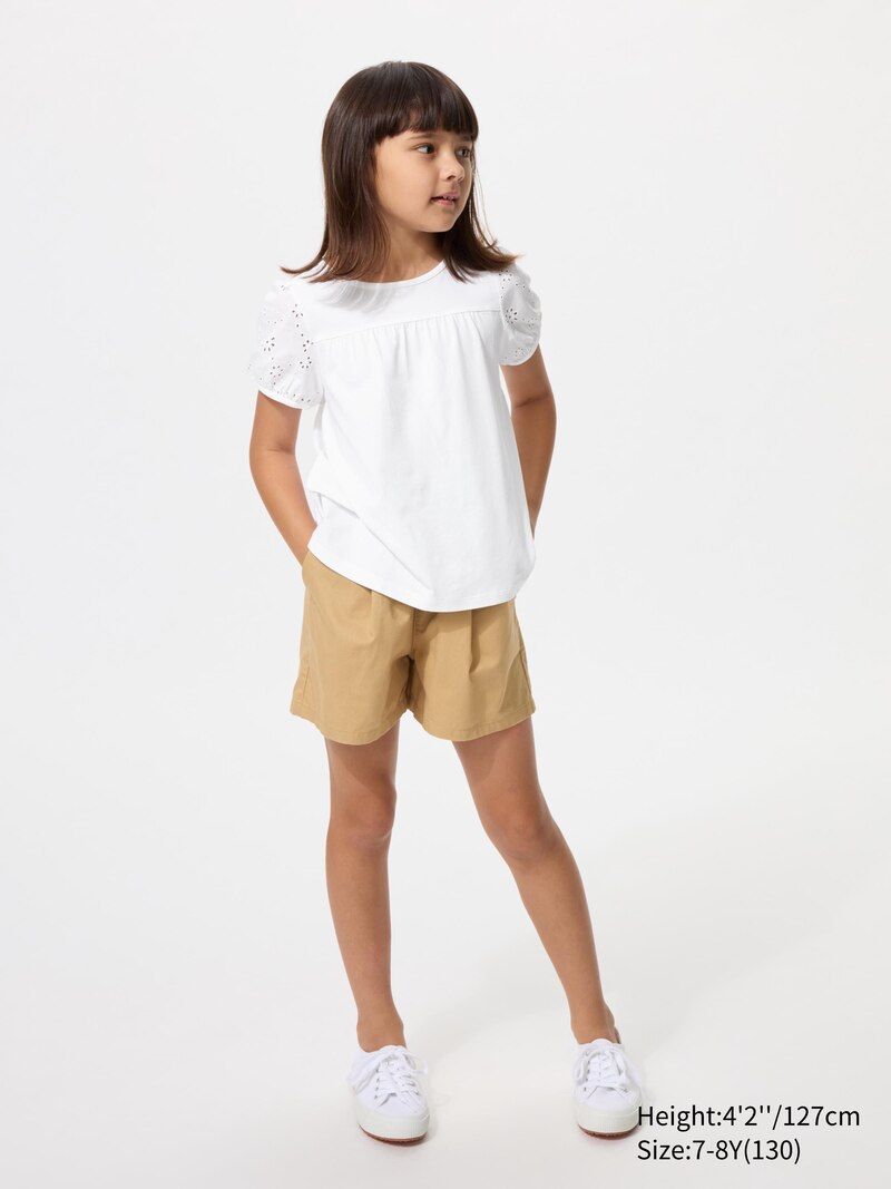 Футболка с объемными рукавами (вышивка)