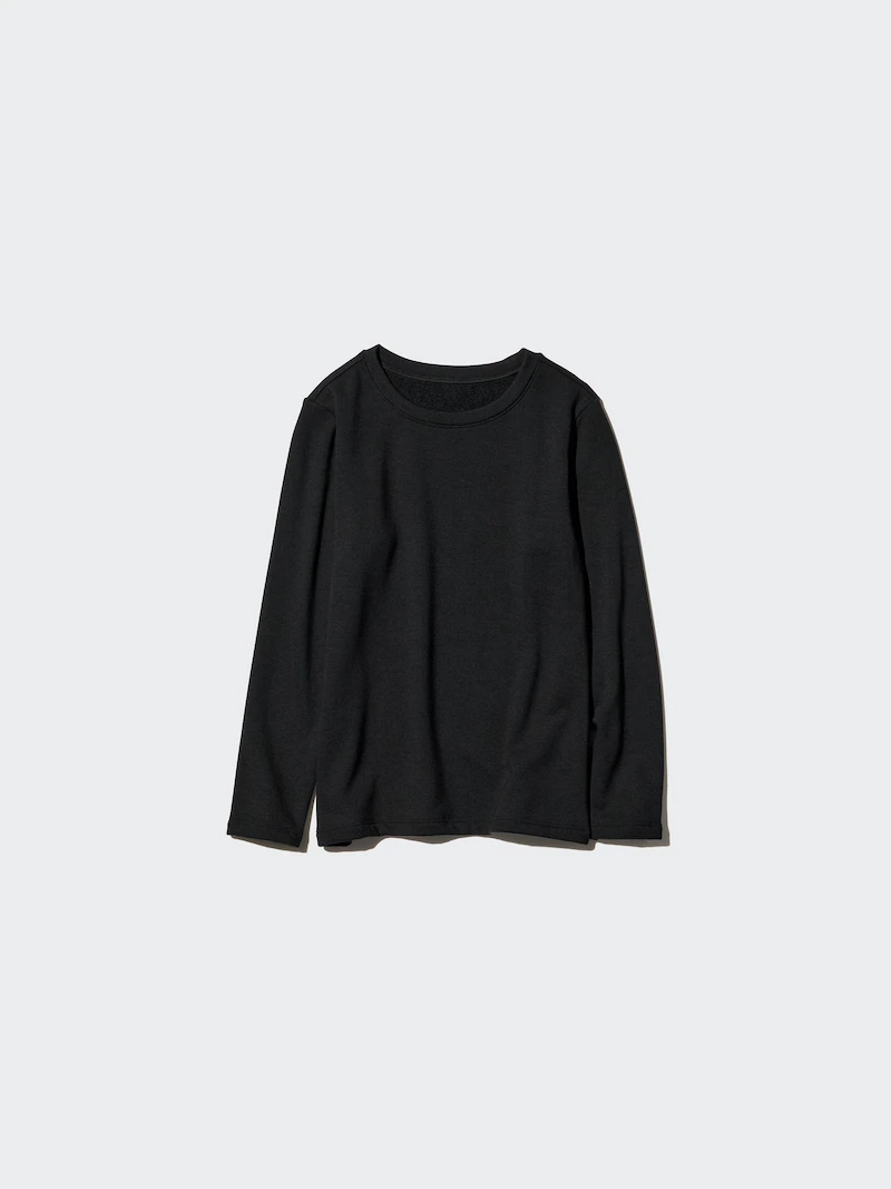 Футболка heattech с длинным рукавом из хлопка ultra warm