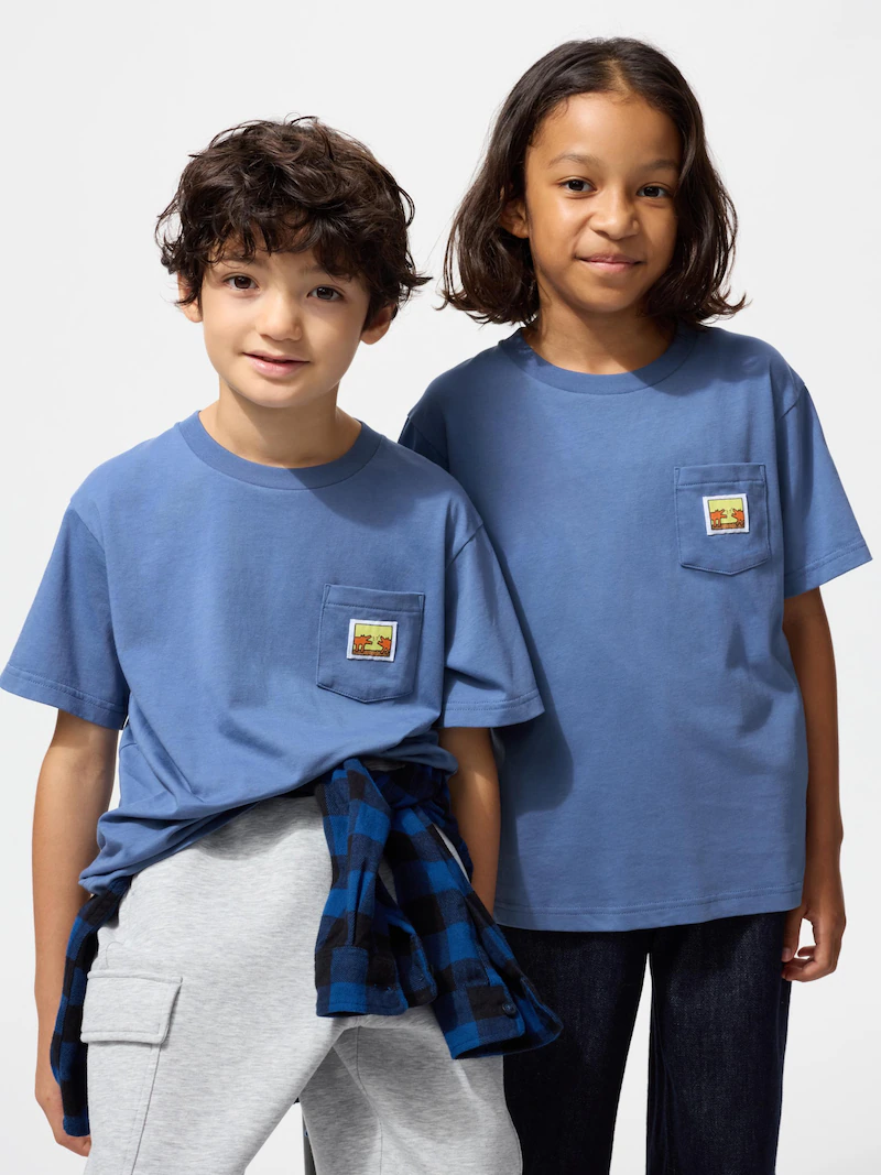 Футболка с графикой ny pop art (кит харинг)