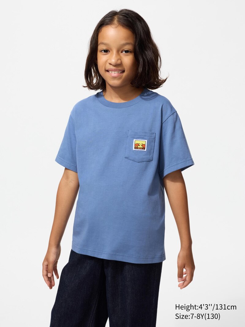 Футболка с графикой ny pop art (кит харинг)