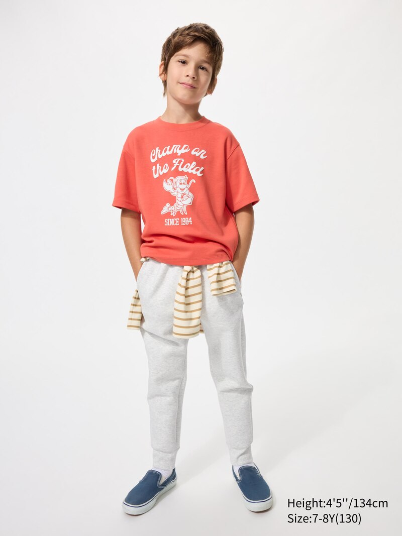 Футболка с круглым вырезом airism cotton (графика)