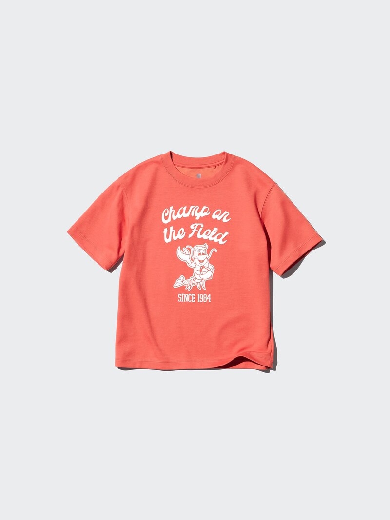 Футболка с круглым вырезом airism cotton (графика)