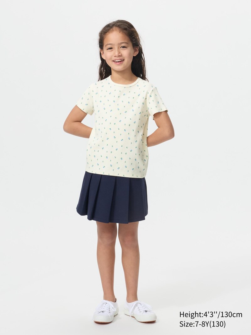 Футболка с рельефным узором (с принтом)