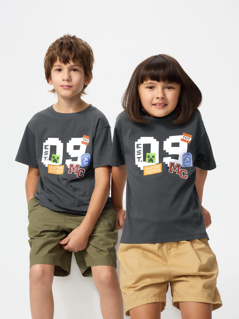 Футболка с графикой minecraft ut