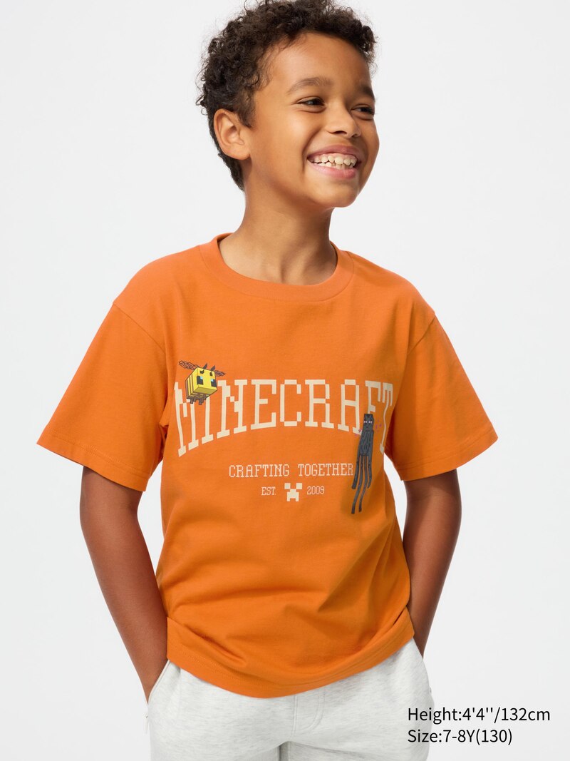 Футболка с графикой minecraft ut