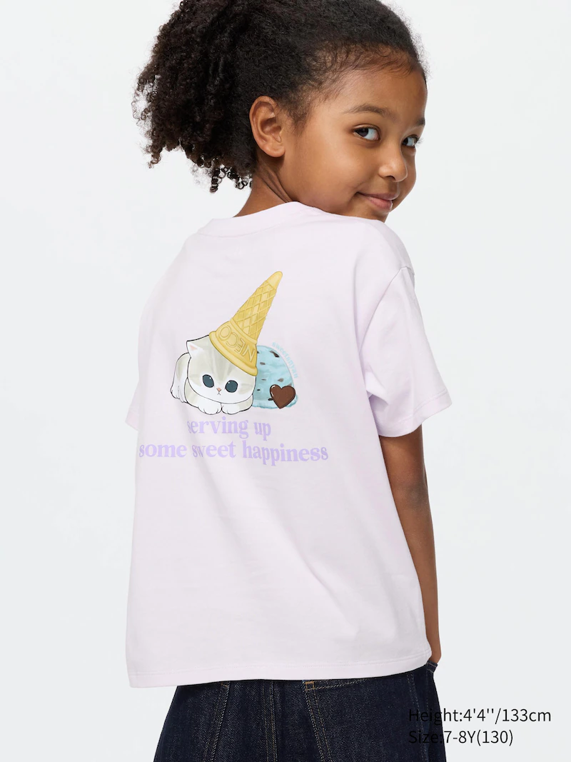 Футболка с графическим принтом mofusand ut