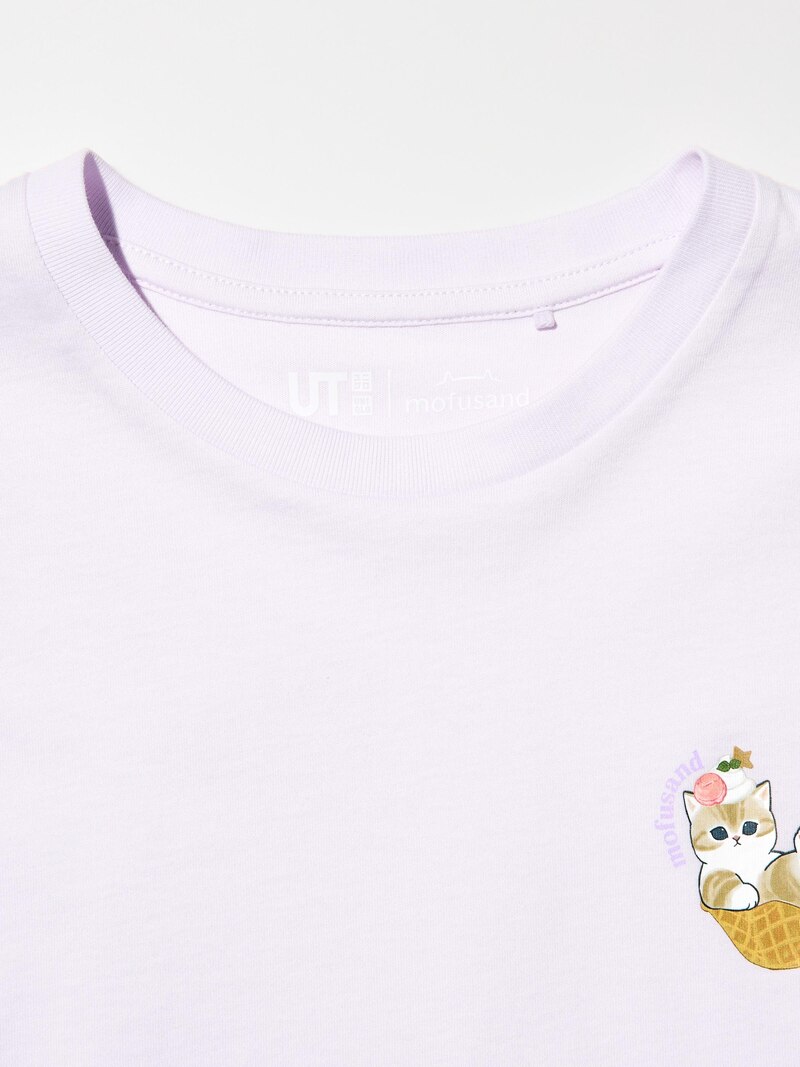 Футболка с графическим принтом mofusand ut
