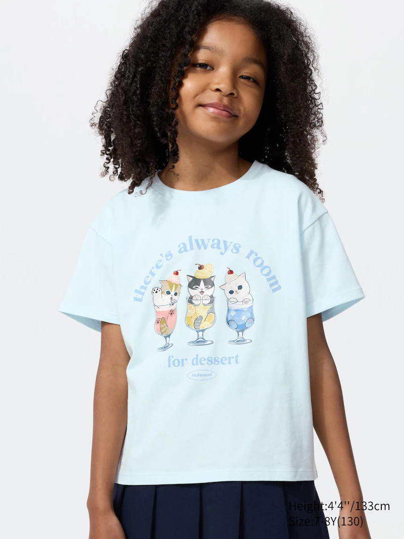 Футболка с графическим принтом mofusand ut