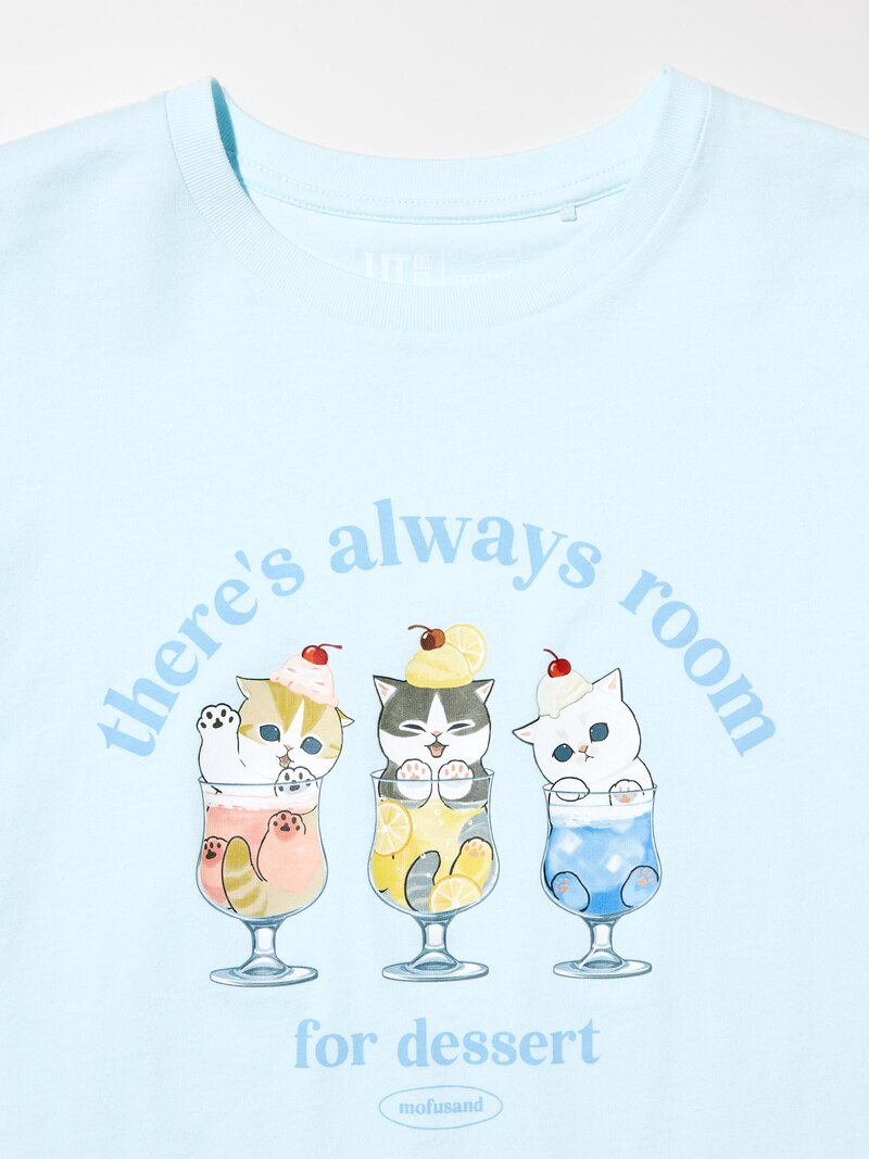 Футболка с графическим принтом mofusand ut