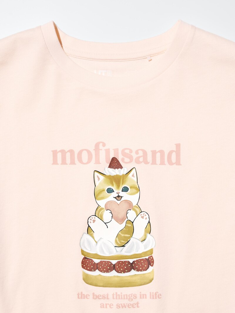 Футболка с графическим принтом mofusand ut