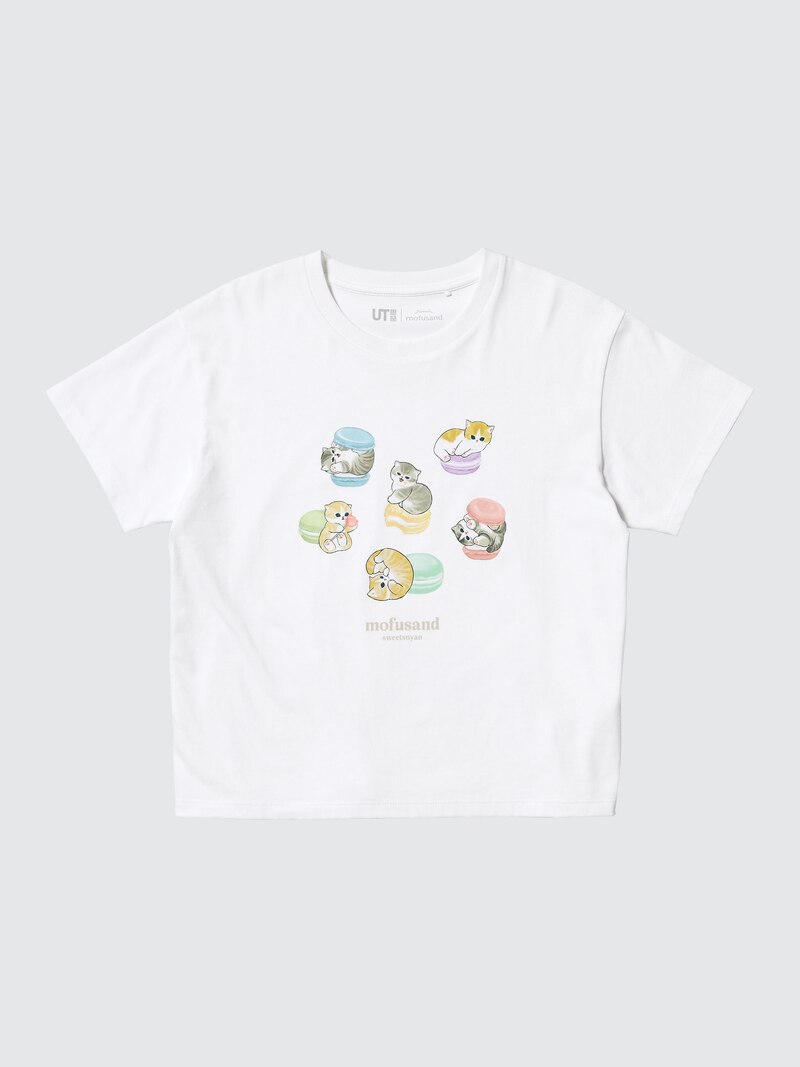 Футболка с графическим принтом mofusand ut