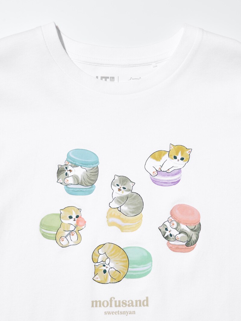 Футболка с графическим принтом mofusand ut