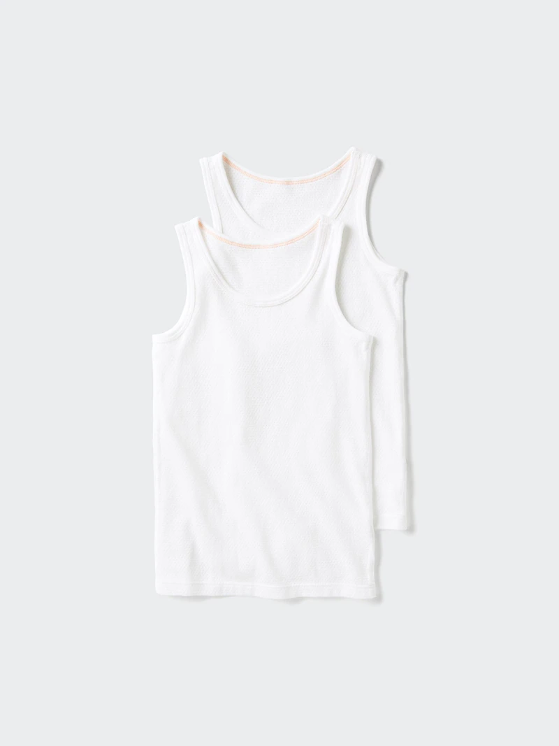 Хлопковый топ на рубашечной подкладке (набор из 2, с принтом)