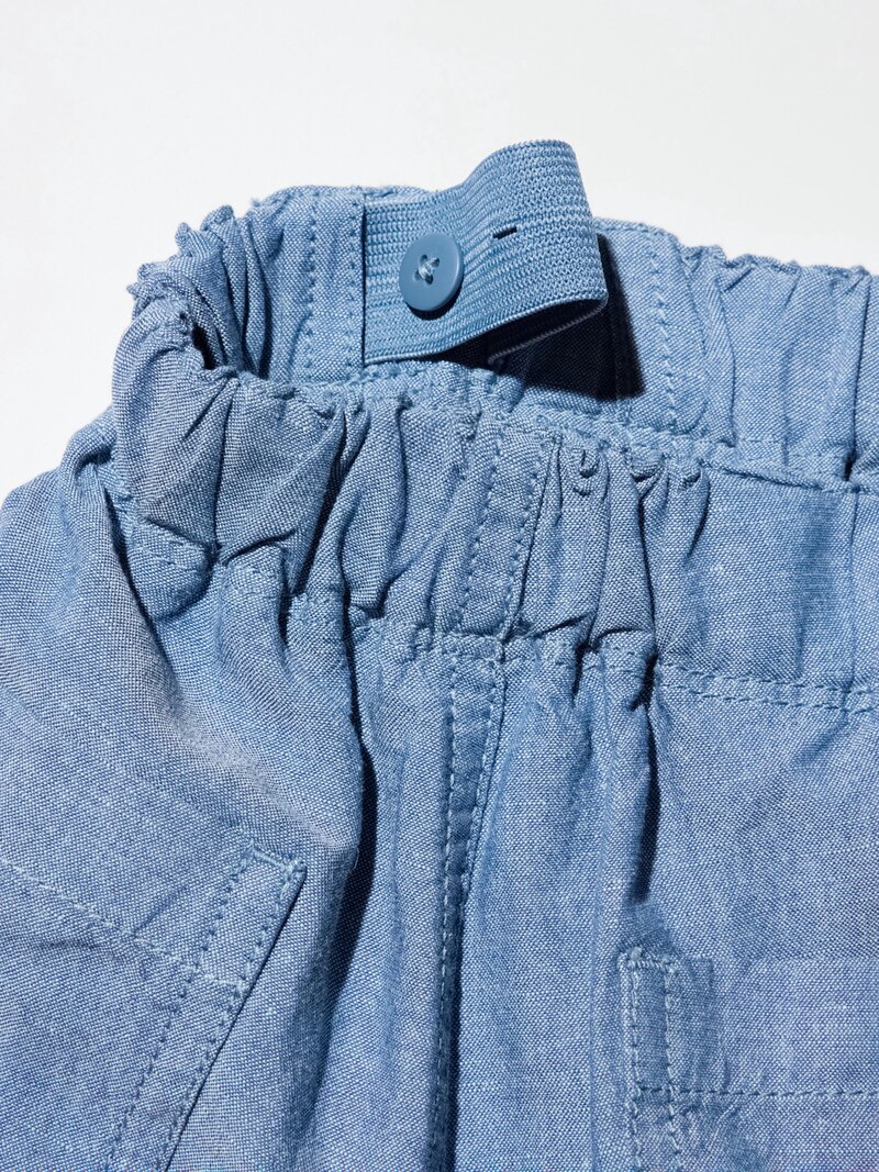 Льняные широкие брюки